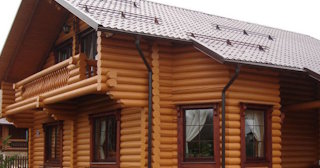 Строительство дома из оцилиндрованного бревна в Северске - от 134160 рублей
