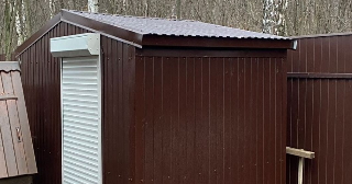 Сарай из металлопрофиля в Северске для дачи от Строй-Свк от 41280 рублей